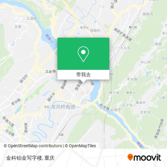 金科铂金写字楼地图