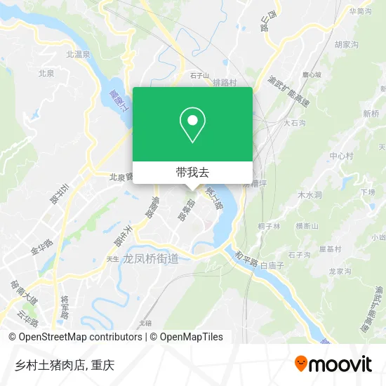 乡村土猪肉店地图