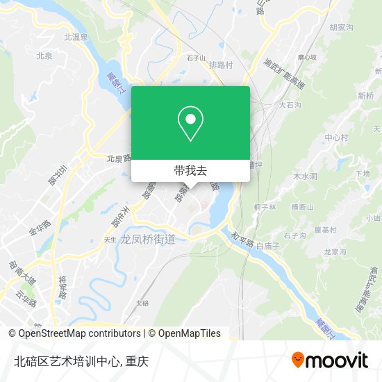 北碚区艺术培训中心地图