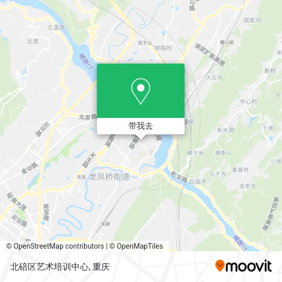 北碚区艺术培训中心地图