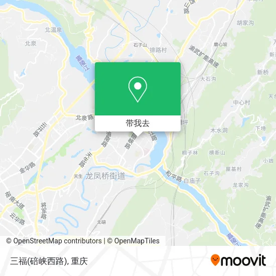 三福(碚峡西路)地图