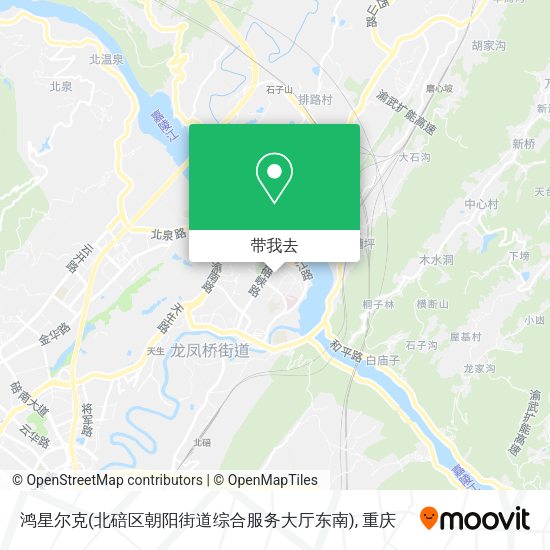 鸿星尔克(北碚区朝阳街道综合服务大厅东南)地图