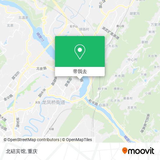 北碚宾馆地图