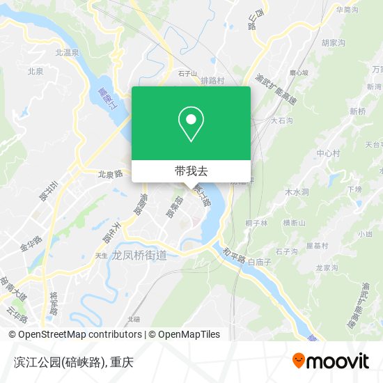 滨江公园(碚峡路)地图