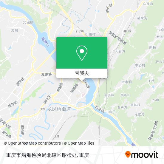 重庆市船舶检验局北碚区船检处地图