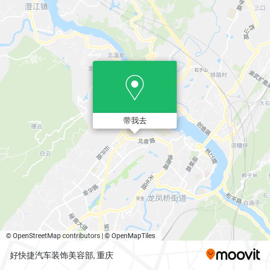 好快捷汽车装饰美容部地图