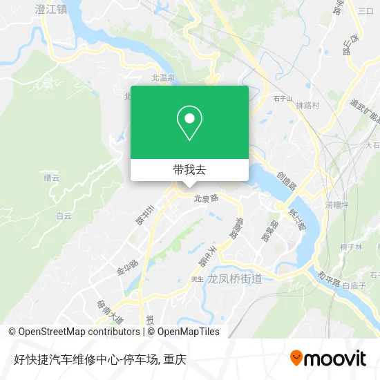 好快捷汽车维修中心-停车场地图