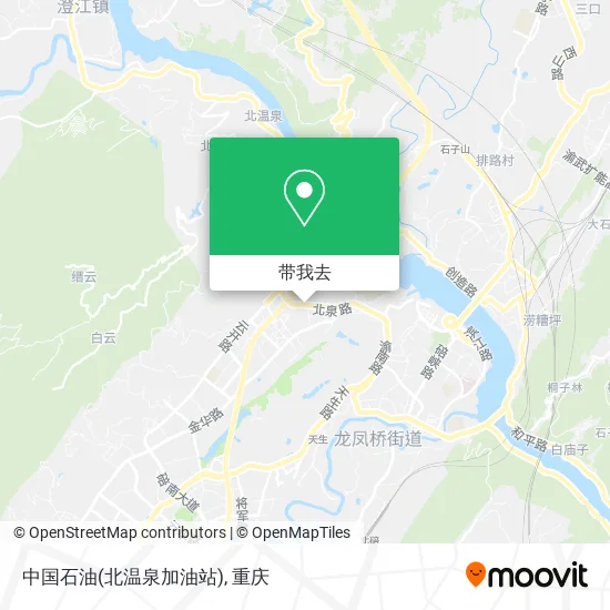 中国石油(北温泉加油站)地图