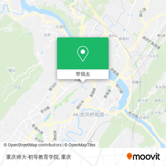 重庆师大-初等教育学院地图