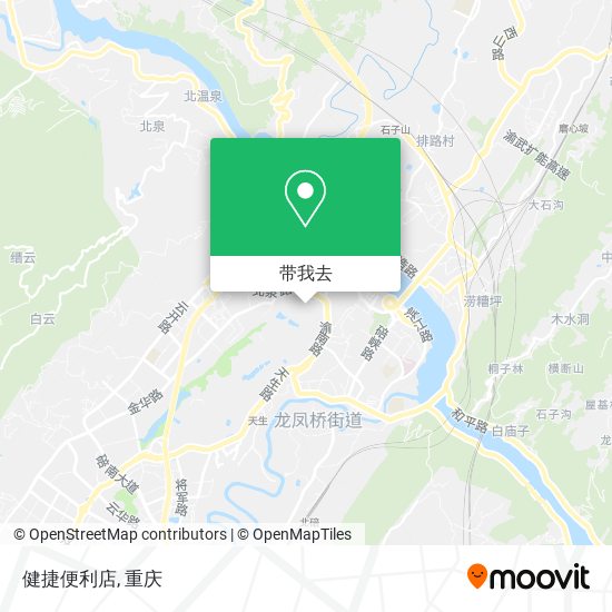 健捷便利店地图