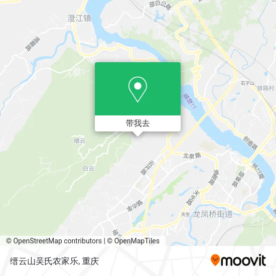 缙云山吴氏农家乐地图