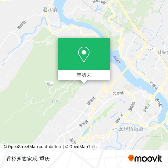 香杉园农家乐地图