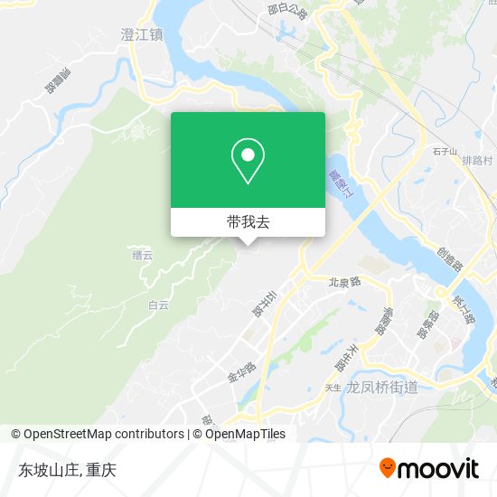 东坡山庄地图