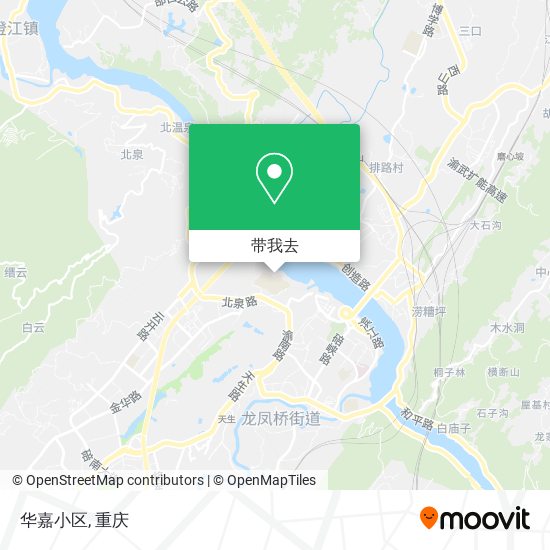 华嘉小区地图