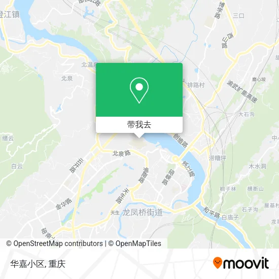 华嘉小区地图