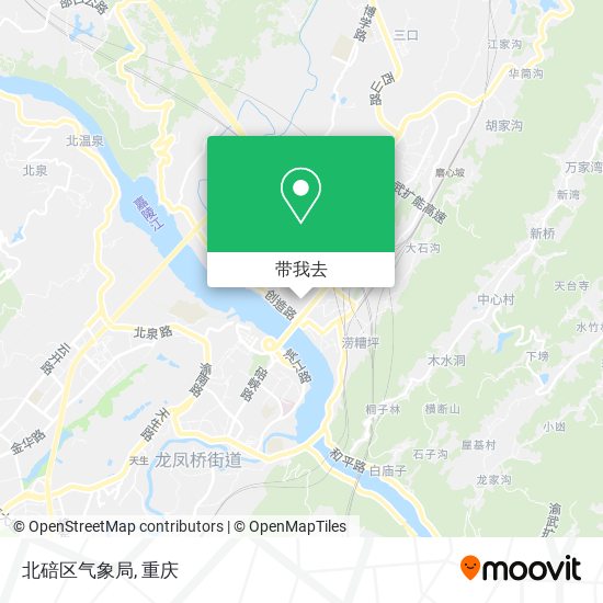 北碚区气象局地图