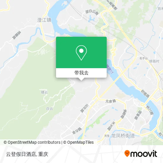 云登假日酒店地图