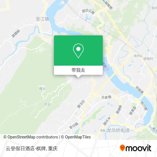 云登假日酒店-棋牌地图