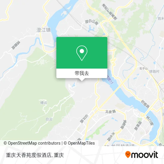 重庆天香苑度假酒店地图