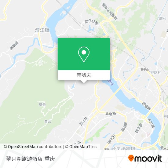 翠月湖旅游酒店地图
