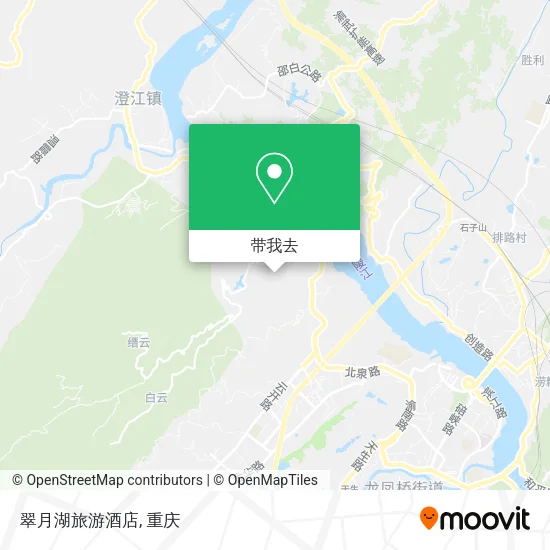 翠月湖旅游酒店地图