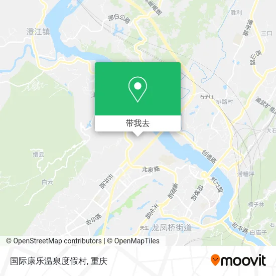 国际康乐温泉度假村地图