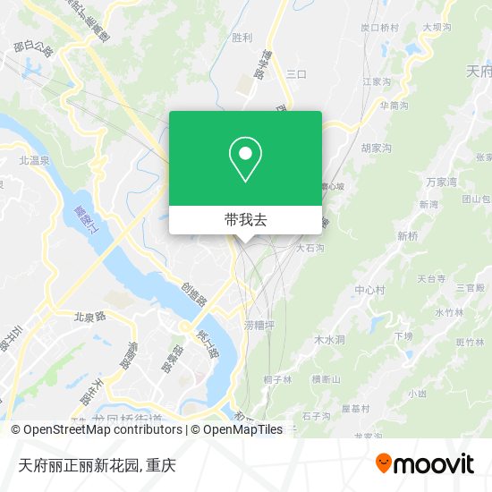 天府丽正丽新花园地图