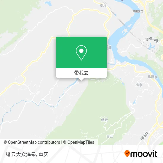 缙云大众温泉地图
