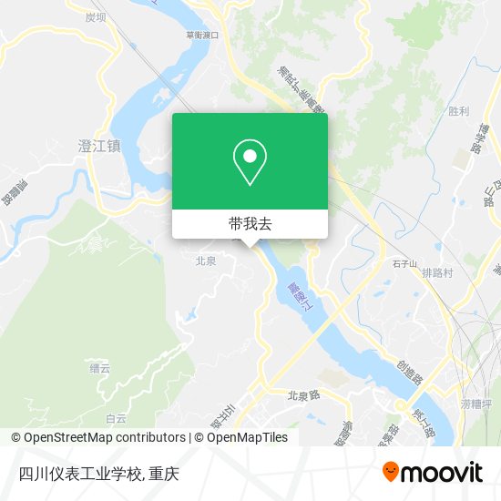 四川仪表工业学校地图