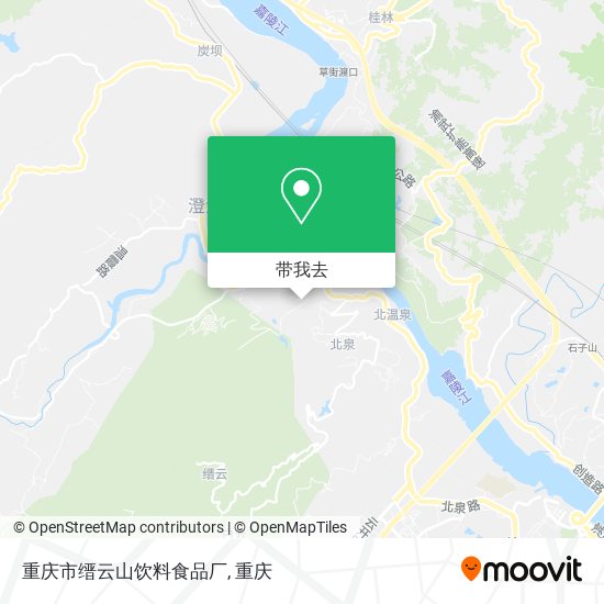 重庆市缙云山饮料食品厂地图