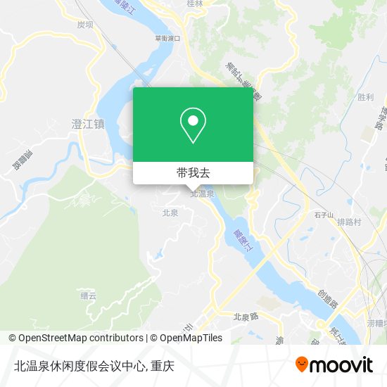 北温泉休闲度假会议中心地图