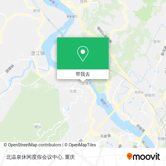 北温泉休闲度假会议中心地图