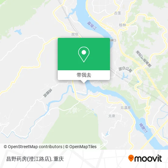 昌野药房(澄江路店)地图