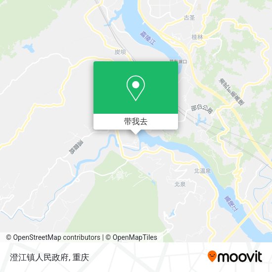 澄江镇人民政府地图