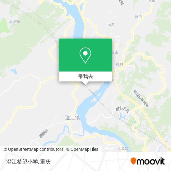 澄江希望小学地图