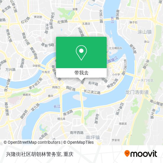 兴隆街社区胡朝林警务室地图