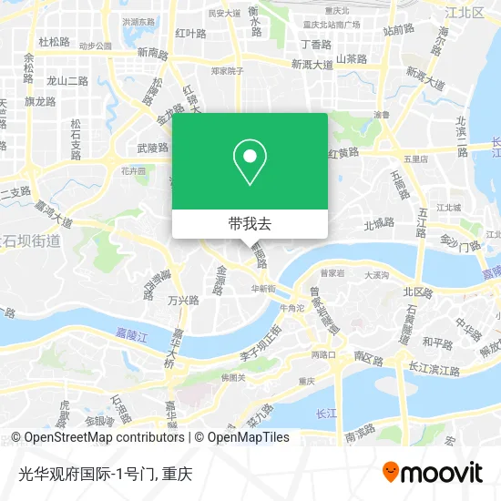 光华观府国际-1号门地图