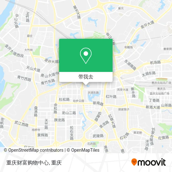 重庆财富购物中心地图