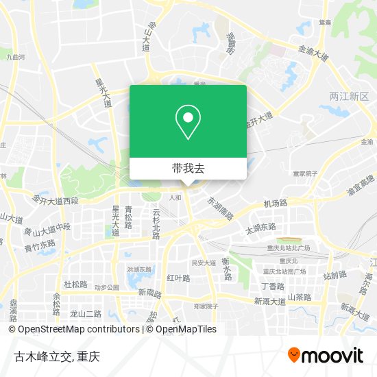 古木峰立交地图