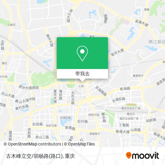 古木峰立交/胡杨路(路口)地图
