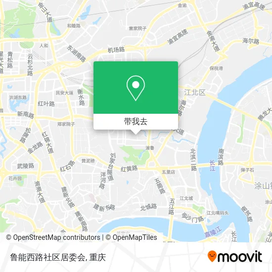 鲁能西路社区居委会地图