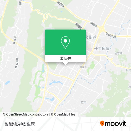 鲁能领秀城地图