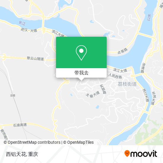 西铝天花地图