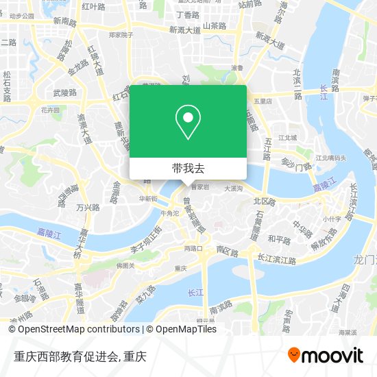 重庆西部教育促进会地图