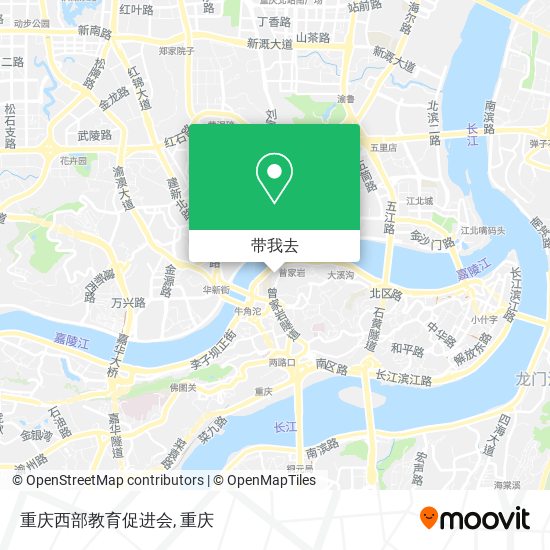 重庆西部教育促进会地图