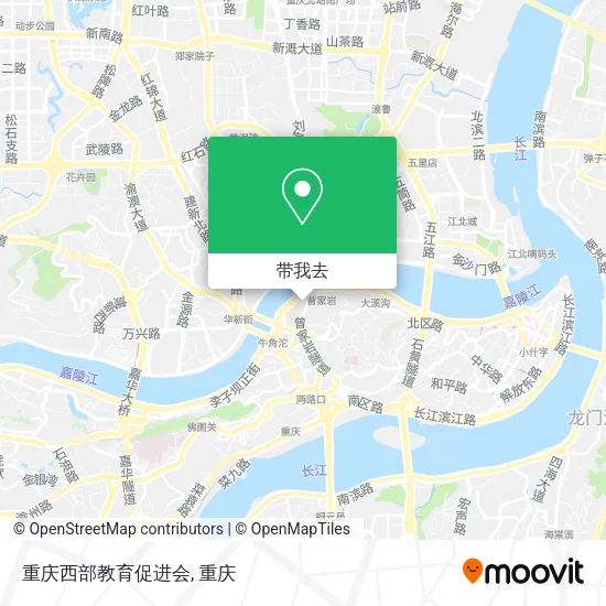 重庆西部教育促进会地图