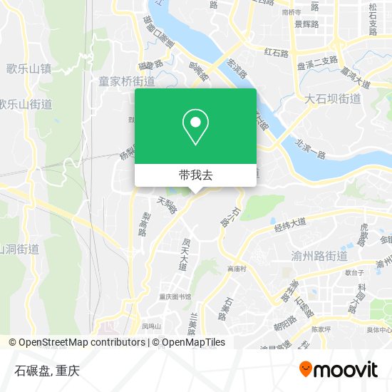 石碾盘地图