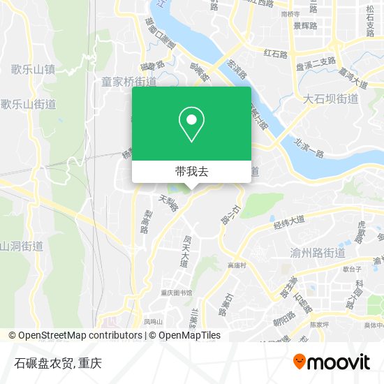 石碾盘农贸地图