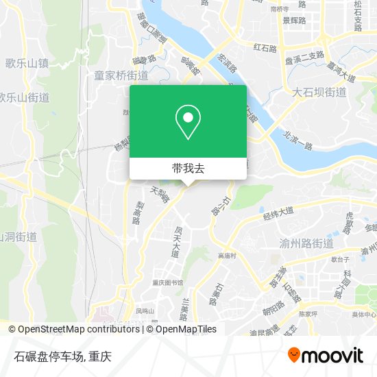 石碾盘停车场地图