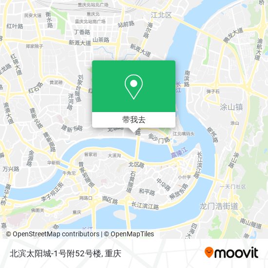 北滨太阳城-1号附52号楼地图